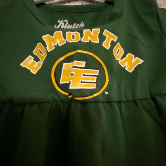 Edmonton Eskimos Short Sleeve Dress Size 0-3 Months - Picture 2 of 4